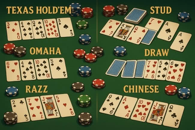 Different Kinds of Poker Games
